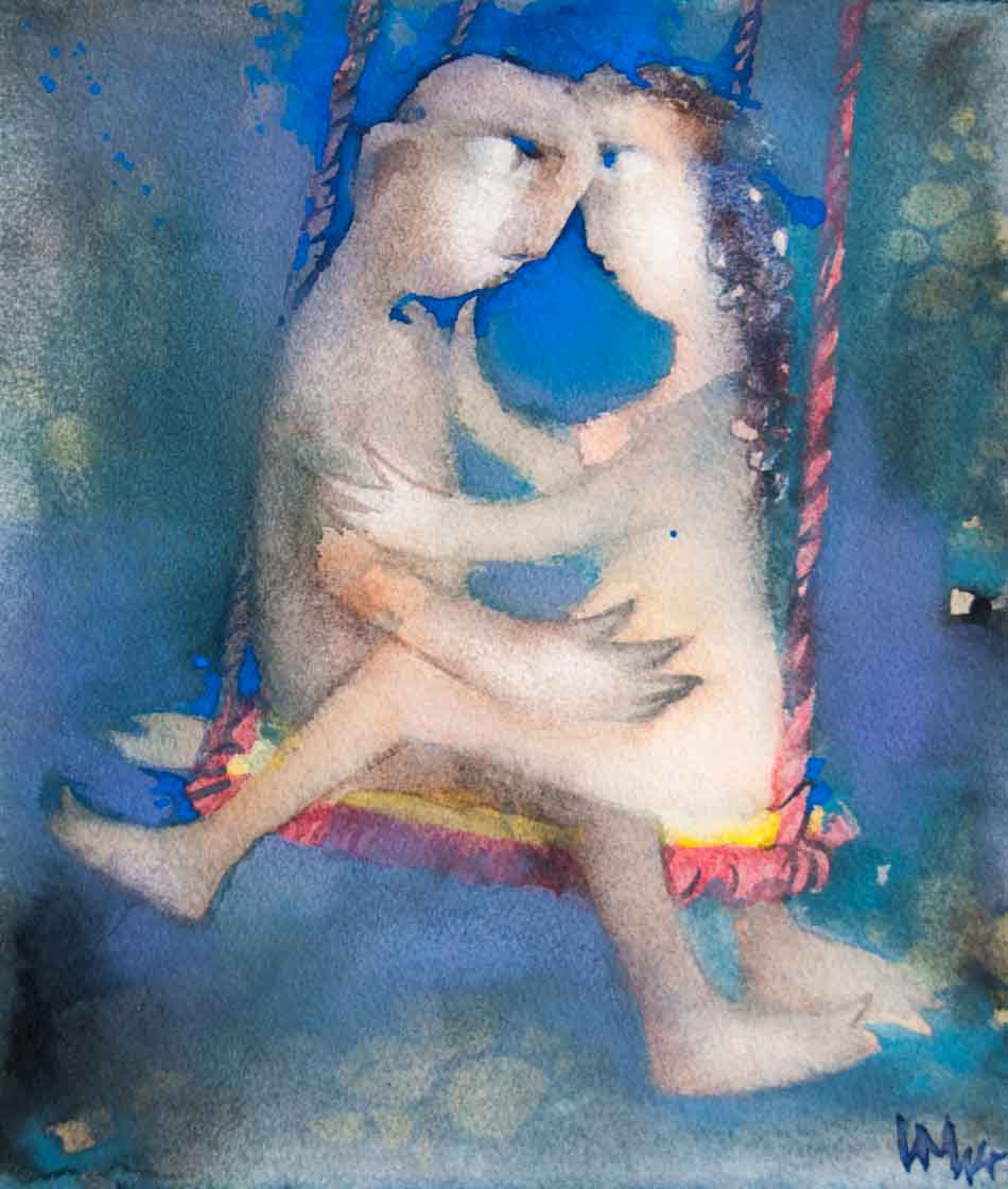 Vazrazdane gallery presents Ivan Milushev with " Love stories " watercolor expos