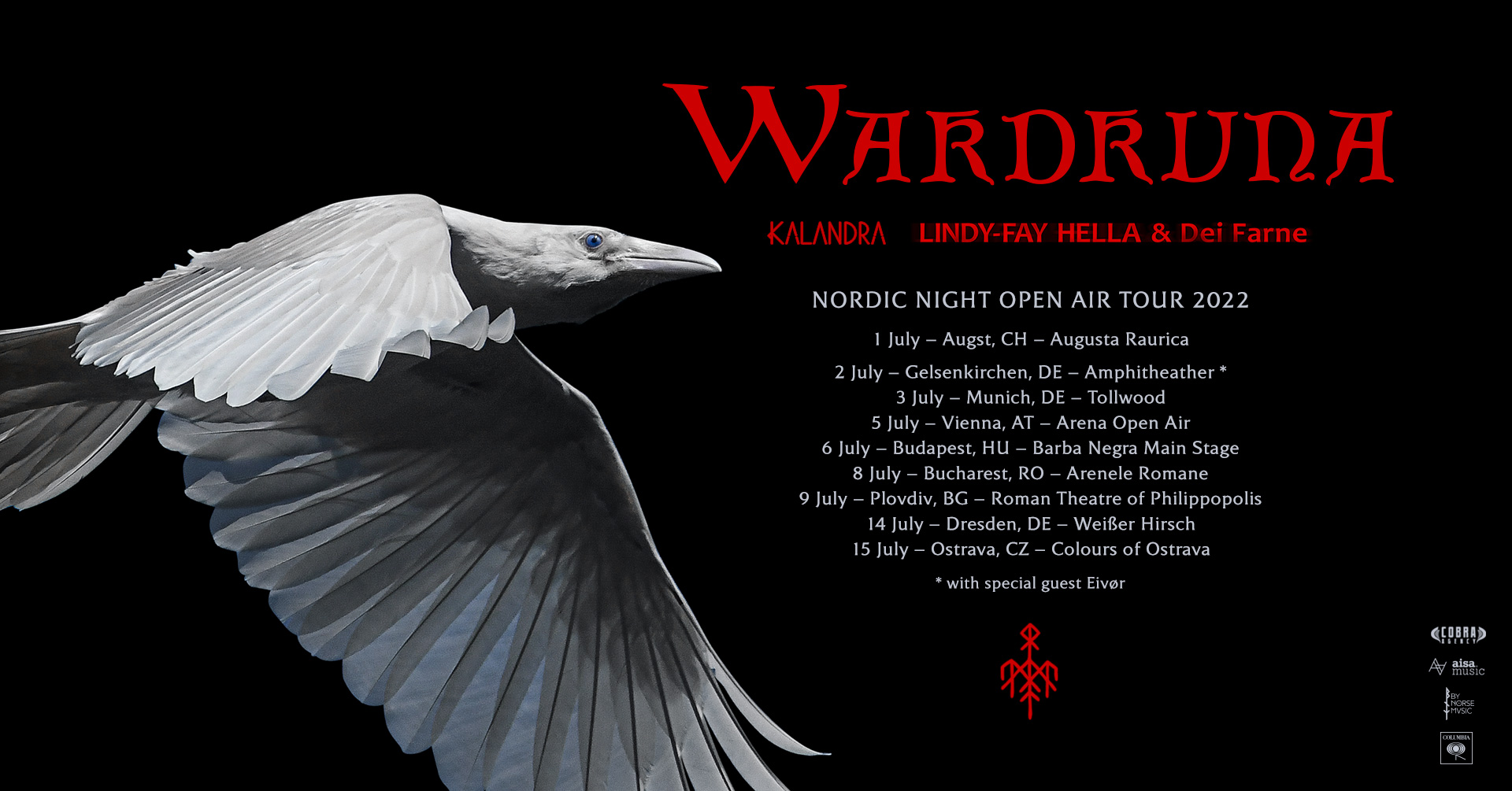 Концерт на Wardruna - Nordic Night Open Air Tour